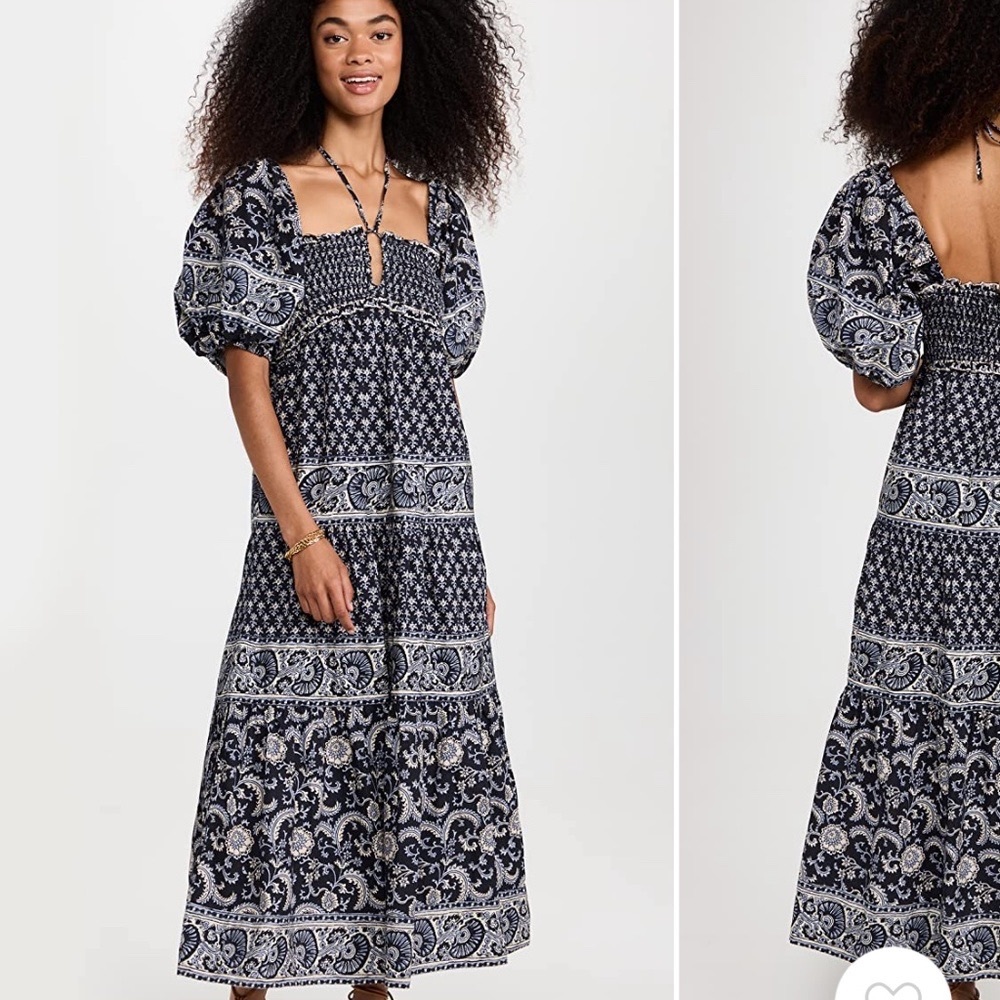 Sea New York Jasper Purple Paisley Maxi Dress